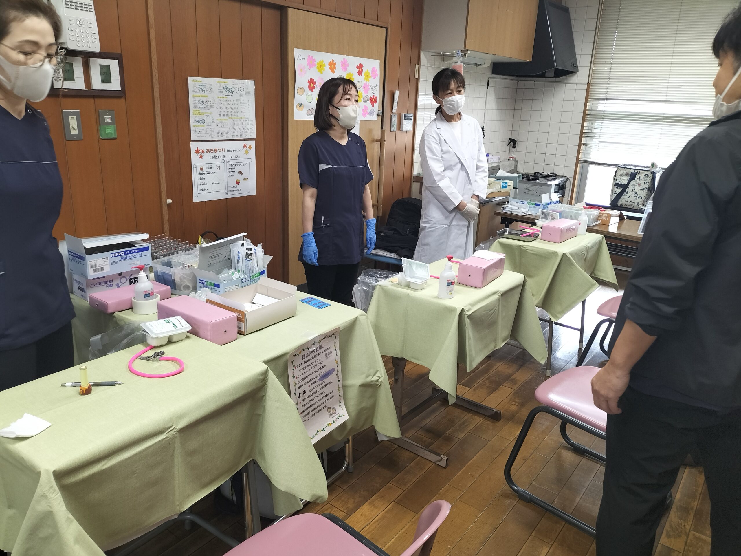 南地域での検診の様子